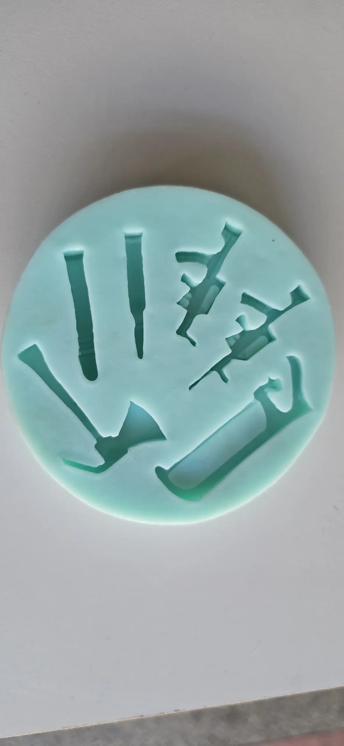 Molde herramientas verde