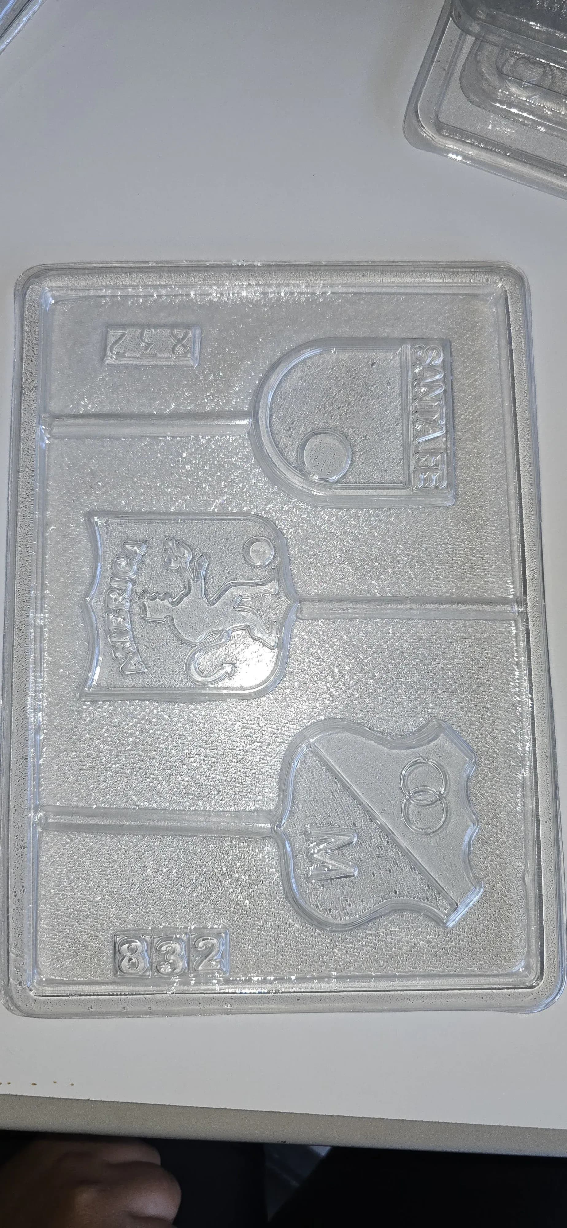 Molde paleta escudos 832